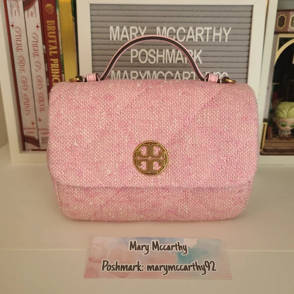 Tory Burch Willa Tweed Mini Top Handle Bag - Picture 5 of 12